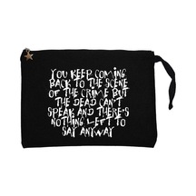 Three Days Grace One-x Tex Siyah Clutch Astarlı Cüzdan / El Çantası
