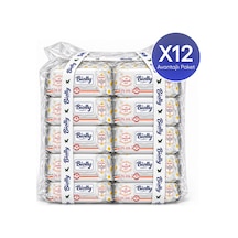 Biolly Papatya Islak Mendil 120 Yaprak 12'li Paket 12'li Set