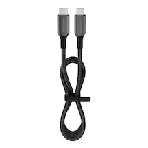 27 Watt 3a Usb-c To Lighning 2m Hızlı Şarj Kablosu Siyah Fc42 Tdrtr