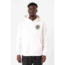 Dragon Ball Z Anime Shenron Beyaz Erkek 3ip Kapşonlu Sweatshirt 001