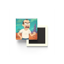Trevor Philips - 9x9 Cm Baskılı Kare Buzdolap Magneti