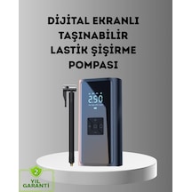 Dijital Ekranlı Kablosuz Hava Pompası Led Işıklı 12v 80w Cn