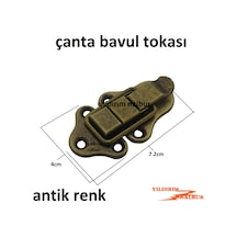 Çanta Tokası Antik Renk Büyük Bavul Kilidi Dolap Kilidi Mandallı