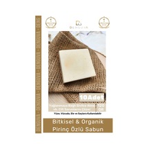 %100 Doğal Güzel Kokulu El Yüz Saç Vücut Cilt Orijinal Bitkisel Pirinç Özlü Sabunu 120g - 10 Adet
