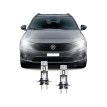 Megamarket06 Fıat Egea Mercekli Far Led Kısa Far Ampulü H7 Mini Led 2'li Set