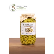 Mehmet Yıldız Hatay Yöreselleri Yeşil Tatlanmış Halhali Zeytin 1 KG