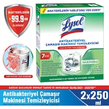 Lysol Antibakteriyel Çamaşır Makinesi Temizleyici Çam Ve Okaliptus Ferahlığı 2X250 Ml