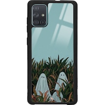 Samsung Uyumlu A71 Casper Tasarımlı Glossy Telefon Kılıfı Siyah