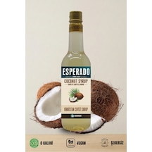 Şekersiz Sugar Free Hindistan Cevizi Aromalı Kahve & Kokteyl Şurubu - 750 Ml Diğer