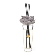 400 Ml Konik Cam Şişe Seramik Taş Dekorlu Bambu Çubuklu Black Orchid Oda Kokusu Orkide