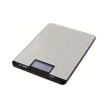 Xuweiwei 1 Adet Paslanmaz Çelik Gümüş Rengi Mutfak Terazisi Hassas Gram Ölçüm Gümüşi