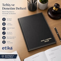 Teftiş Denetim Defteri 192 Sayfa Sert Kapak 23x32 Cm