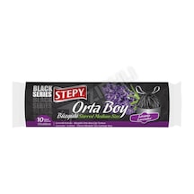 4 Adet Stepy Büzgülü Çöp Torbası Lavanta Kokulu Orta Boy