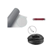 Netpen 3'lü Sineklik Seti 400x120 Cm Tül, 20 Mt. Siyah Conta, Fit