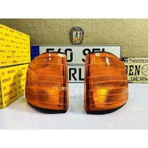 Mercedes W126 80 91 Sinyal Lambası Sol Sarı Oem No:a0008209021