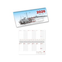 2026 Haftalık Masa Takvimi Masa Sümeni Orta Boy 31x14,5 Cm Tek Renk