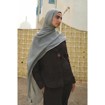Deserto Fashion Tencel Şal-3639 gri