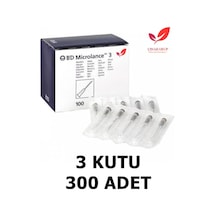 (3 Kutu 300 Adet) Bd Microlance 3 Mezoterapi İğnesi Ucu 30G