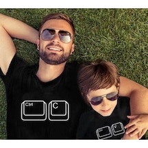 Baba Veya Oğul Baskılı T-Shirt