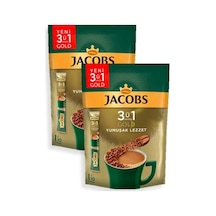 Jacobs 3'ü 1 Arada Gold Yumuşak Lezzet Kahve 2 x 18 G 10'lu