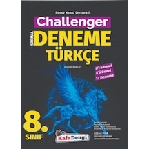 8. Sınıf LGS Türkçe Challenger Sarmal Deneme Kafa Dengi Yayınları N11.1186