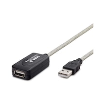 Usb Uzatma Kablosu 10 M - Silver Siyah Hdx7513