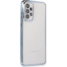Newface Samsung Galaxy A53 5g Kılıf Razer Lensli Silikon - Açık Mavi