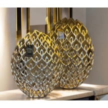 Emg-2042 48x38 Cm Dekoratif Metal Obje Seti Şık Ev Aksesuarı Minimal