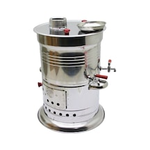 ÖZ-EL 4490 10 L Çift Musluk Kutulu Piknik Semaveri Inox