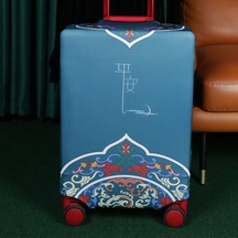 Çin Tarzı Seyahat Bavul Koruyucu Seyahat Elastik Bagaj Kapak Koruyucu Kapakları 18-32 Inç Bagaj Seyahat Çantası Durumda