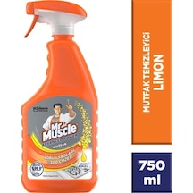 Mr. Muscle Mutfak Yağ Çözücü Sprey Limon 4 x 750 ML