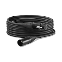 Midex Mcb-20x Kaliteli Stereo Mikrofon Kablosu Xlr + Xlr 20 Metre Siyah Renk