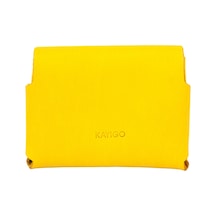 Kayigo Kamil Kartvizitlik / Kulaklık Çantası Sarı Açık Sarı