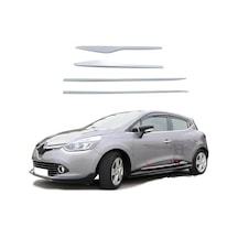 Renault Clio 4 Hb Krom Kapı Çıtası 4Prç Paslanmaz Çelik