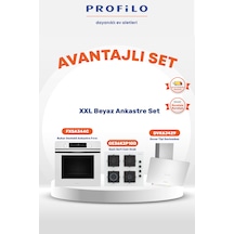 Profilo FXSA344C - OE36K2P10D - DVK6J4293'lü 3'lü Beyaz Ankastre Set