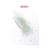 Kesme Cam Boncuk 2mm - 60 Gram - Şeffaf Beyaz - Bnc368