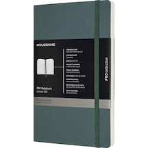 Moleskine Yumuşak Kapak Pro Defter Orman Yeşili Çizgili - 13x21