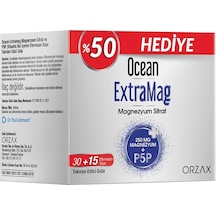 Ocean Extramag Magnezyum Sitrat Efervesan 30 Saşe + 15 Şase
