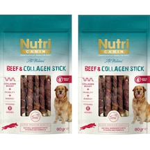 Nutri Canin Sığır Eti Sargılı Kolajen Çubuk Tahılsız Köpek Et Ödülü 80 G X 2 Adet