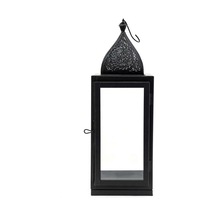 Siyah Metal Fener 40 Cm , Modern Tasarım Çok Renkli