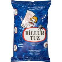Billur Tuz İyotlu Sofra Tuzu 1500 G