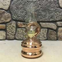 Aynalı Gaz Lambası Küçük Boy, G10331 Bakır