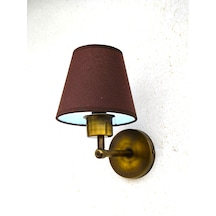 Shimmer Duvar Apliği Eskitme Gold Kahverengi Başlıklı Kahverengi