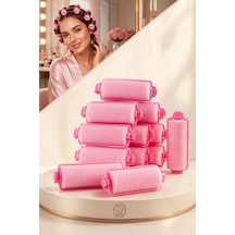 Süngerli Gece Bigudisi Isısız Saç Şekillendirme Doğal Bukle Bigudisi 3 Cm 10 Adet 719759 Genel
