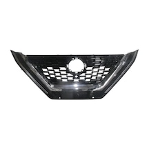 Nissan Qashqai 2022-2024 J12 Ön Panjur Siyah Nikelaj Çıtalı Kamera Delikli Tyg Oem No:623106ua2a