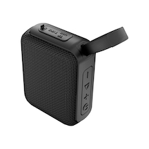 As-03 Taşınabilir Kablosuz Bluetooth 5.3 Hoparlör - 5w Güçlü Ses, 1200 Mah Batarya, Tws Çift Eşleştirme, Kumaş Kaplama, Usb & Tf Kart Girişli Mini Hoparlör Siyah