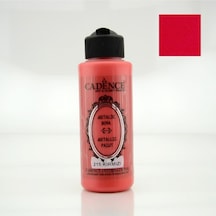 Kırmızı Rengi Cadence Metalik Boya 120ml 215 Kırmızı Kırmızı