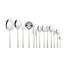 Mikasa Moor Dolce Silver 90 Parça Çatal Kaşık Bıçak Seti Gümüş