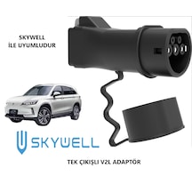 Bemis Skywell Uyumlu Tek Çıkışlı V2L Adaptör