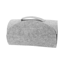 Araç Bagaj Düzenleyici Organizer Çantası Keçe 4 Adet Cırt Bölmeli 40x15x26 Cm